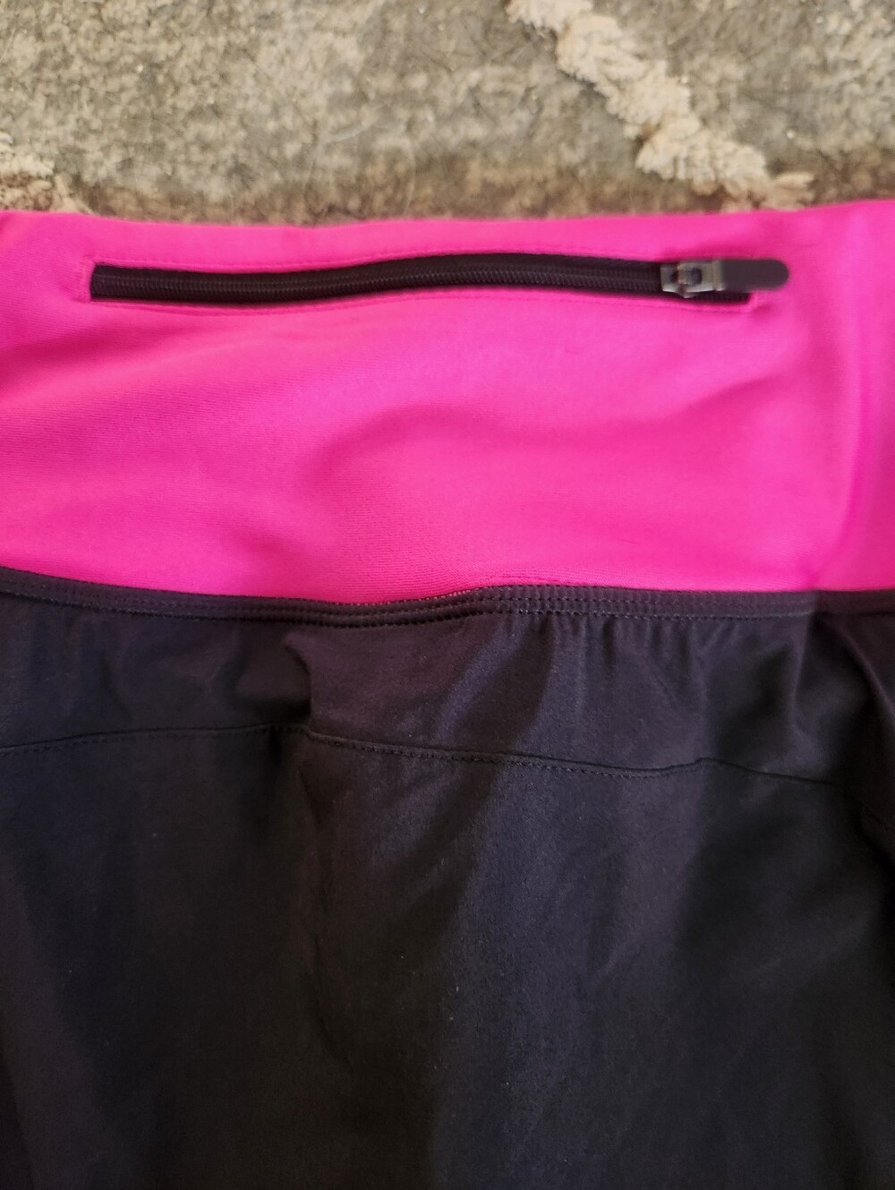 Under Armour Black Skort with Bright Pink Waistband - Picture 6 of 9